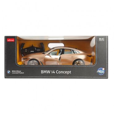 98300 Игрушка транспортная 'Автомобиль на р/у BMW i4 Concept' 1:14, 2,4G, открываемые дверцы, свет.